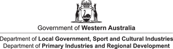 Department of Local Government, Cultural and Sporting Industries (DLGSC), Department of Primary Industries and Regional Development (DPIRD)